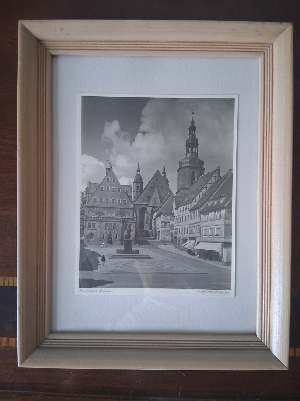 Original 1940's Signed Silver Gelatin Print By Kurt Haedicke, Germany. WW2 Era